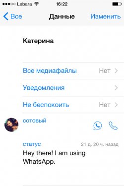 WhatsApp для iPhone